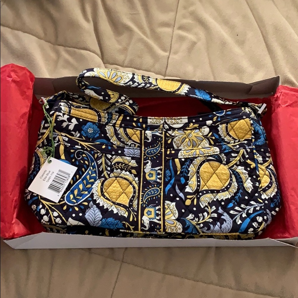 Vera Bradley Cassidy Purse - Ellie Blue - NWT
